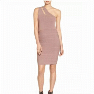 Leith Bandage Tan Taupe Dress (Size: Medium)